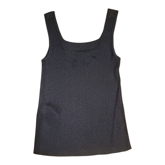Sold NWT Madewell Classic Black Sleeveless Tank Top Size Small - Picture 2 of 5